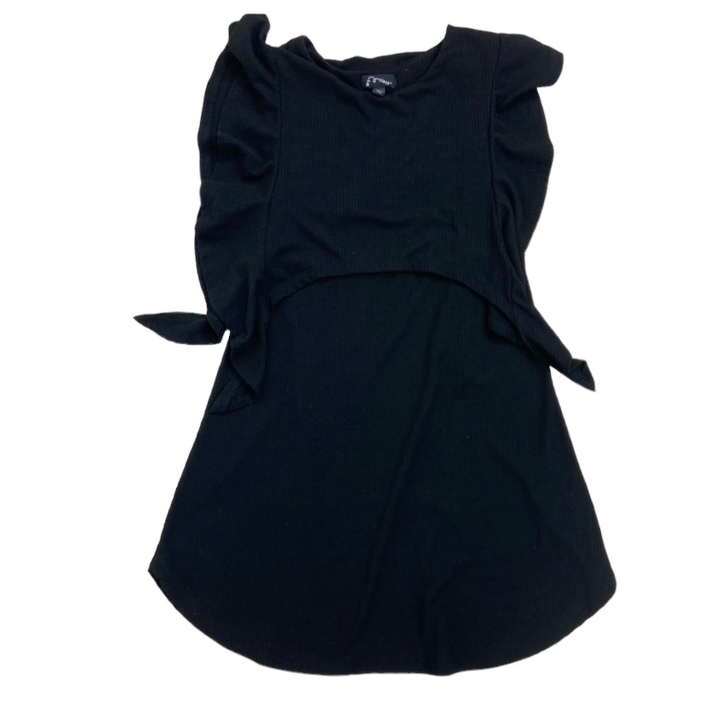 Art Class black ruffle tank top M/7/8